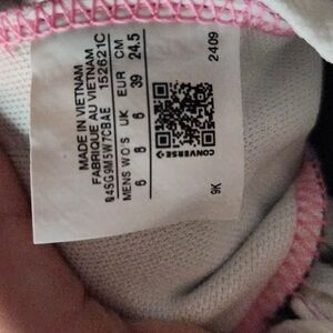 Custom Converse Women's Sneakers - Pink and Blue